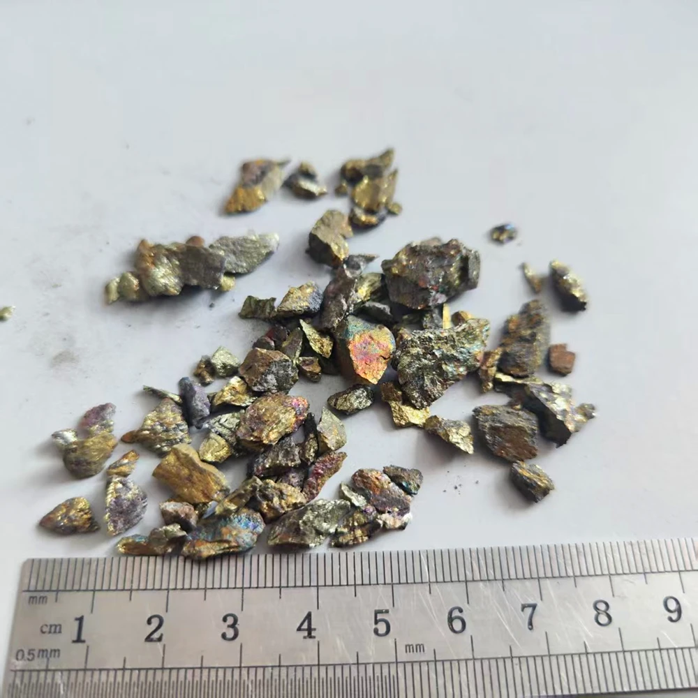 Natural Original Chalcopyrite Stone Copper Associated Minerals Copper ore Mineral Specimens Teaching Experiment Decor Ore Stone