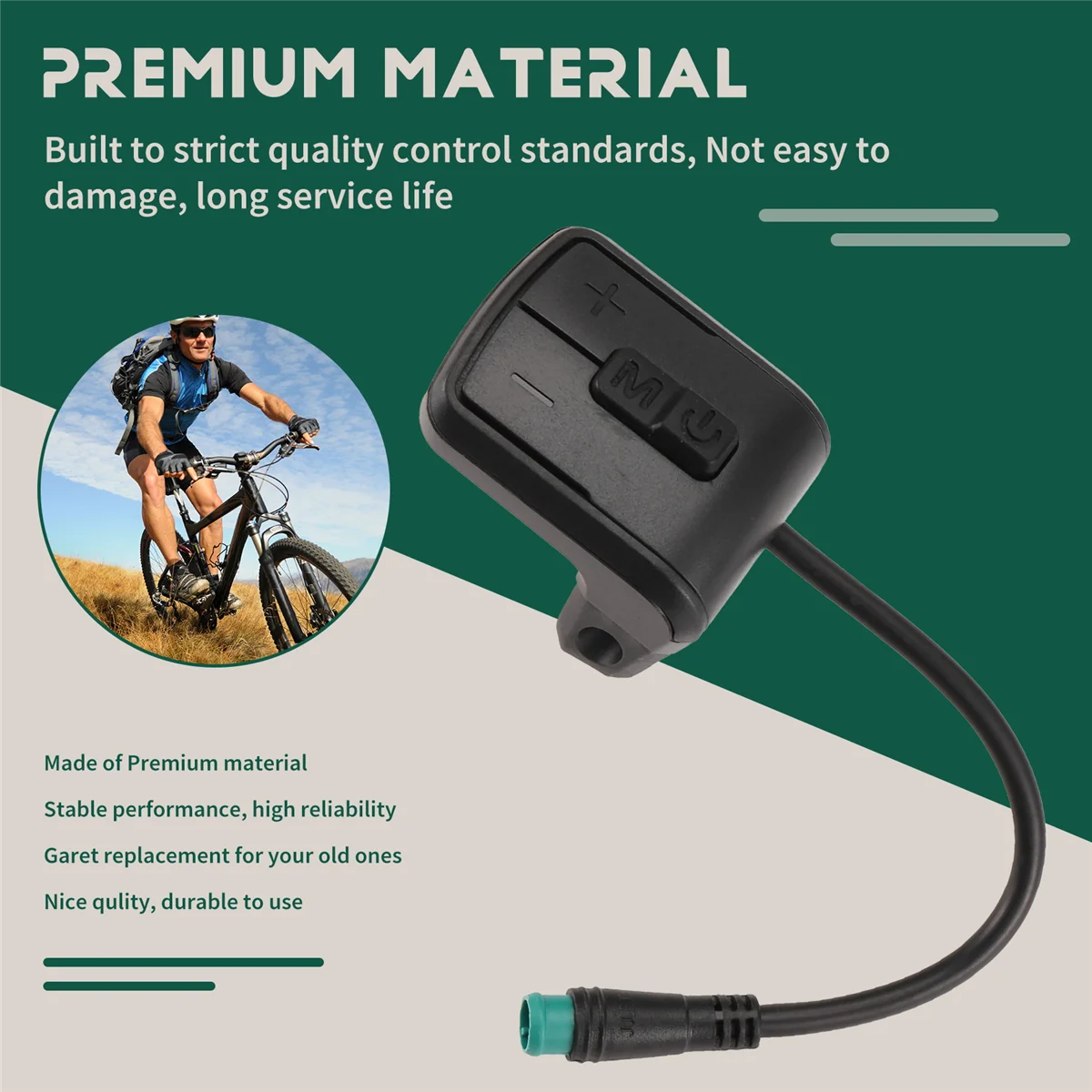 SYJZ For Bafang Mid Drive Motor 5Pin Bafang 860C LCD Color Display Switch Key for Mid Motor Mountain Bike