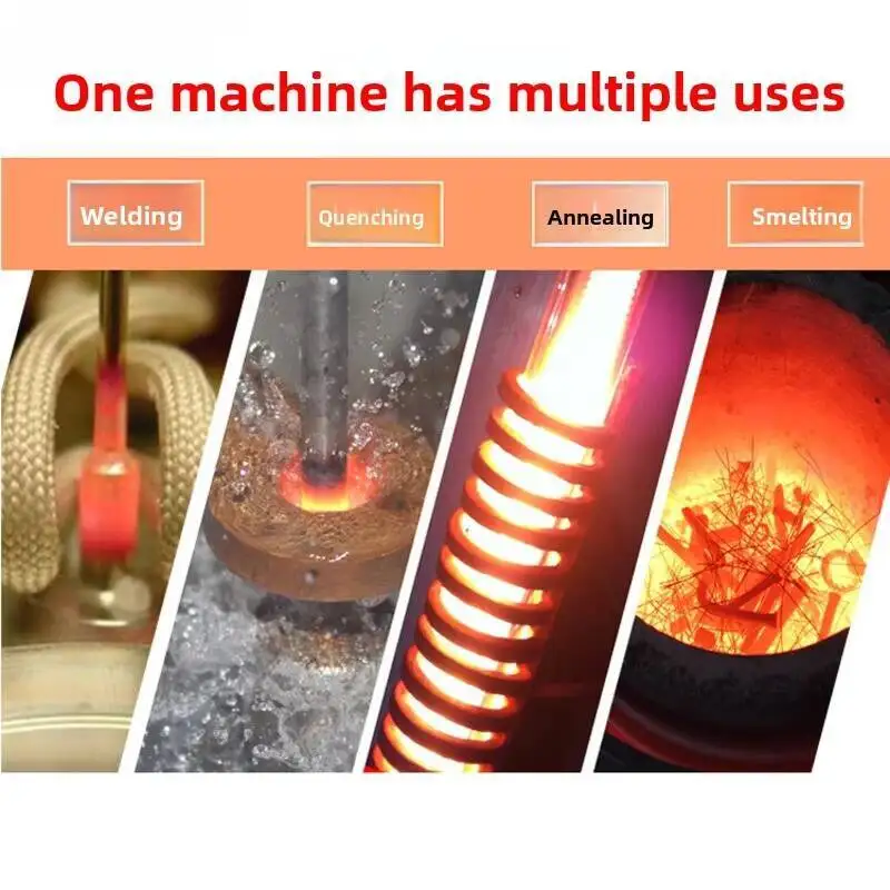 Machine Welding Quenching Smelting Multi-use Heating Equipment 25kw-200kw Integrated High-frequency Induction