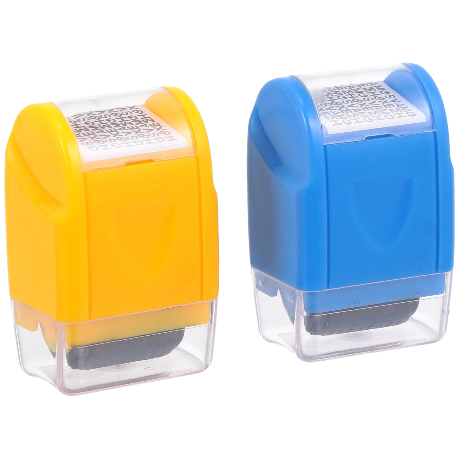 2Pcs Identity Theft Prevention Stamps Waterproof Reusable Plastic Seals for Postcard Address Protection Convenient Security