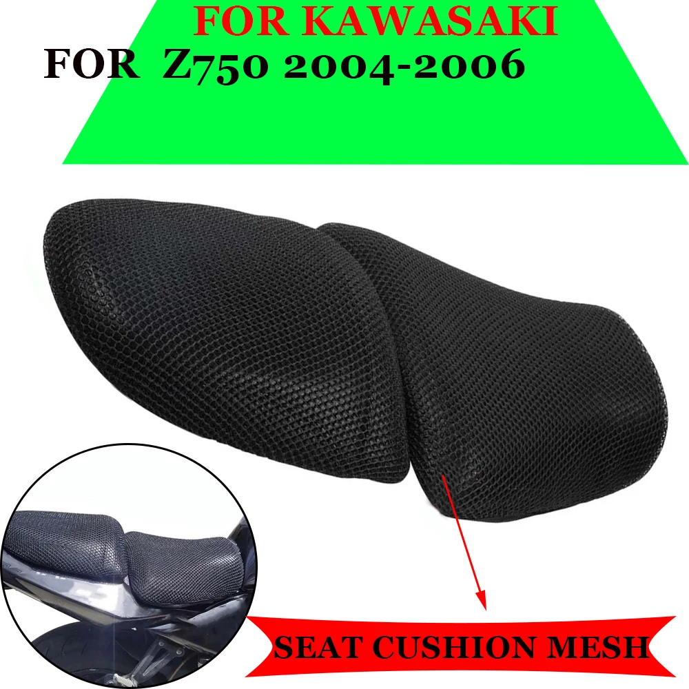 Motorcycle Protecting Cushion Seat Cover For Kawasaki Z750 Z 750 2004 2005 2006 Breathable Waterproof Seat Cover Accessories