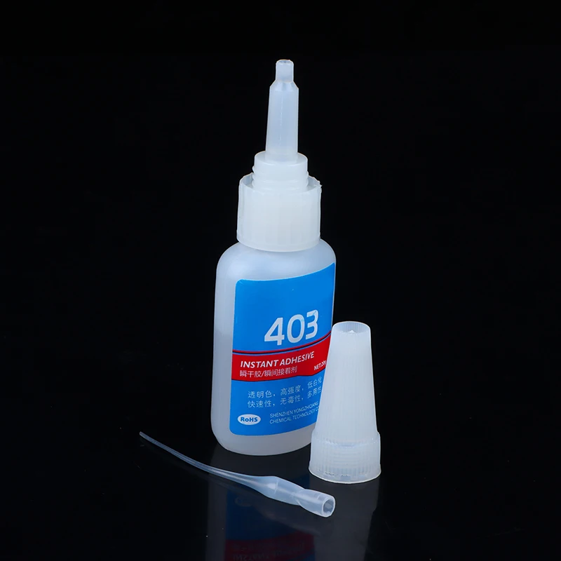 1Pc 403 Quick-Drying Silicone Adhesive Glue Instant Adhesive Bonding Rubber 20G With Applicator Led Neon Sign Accessories