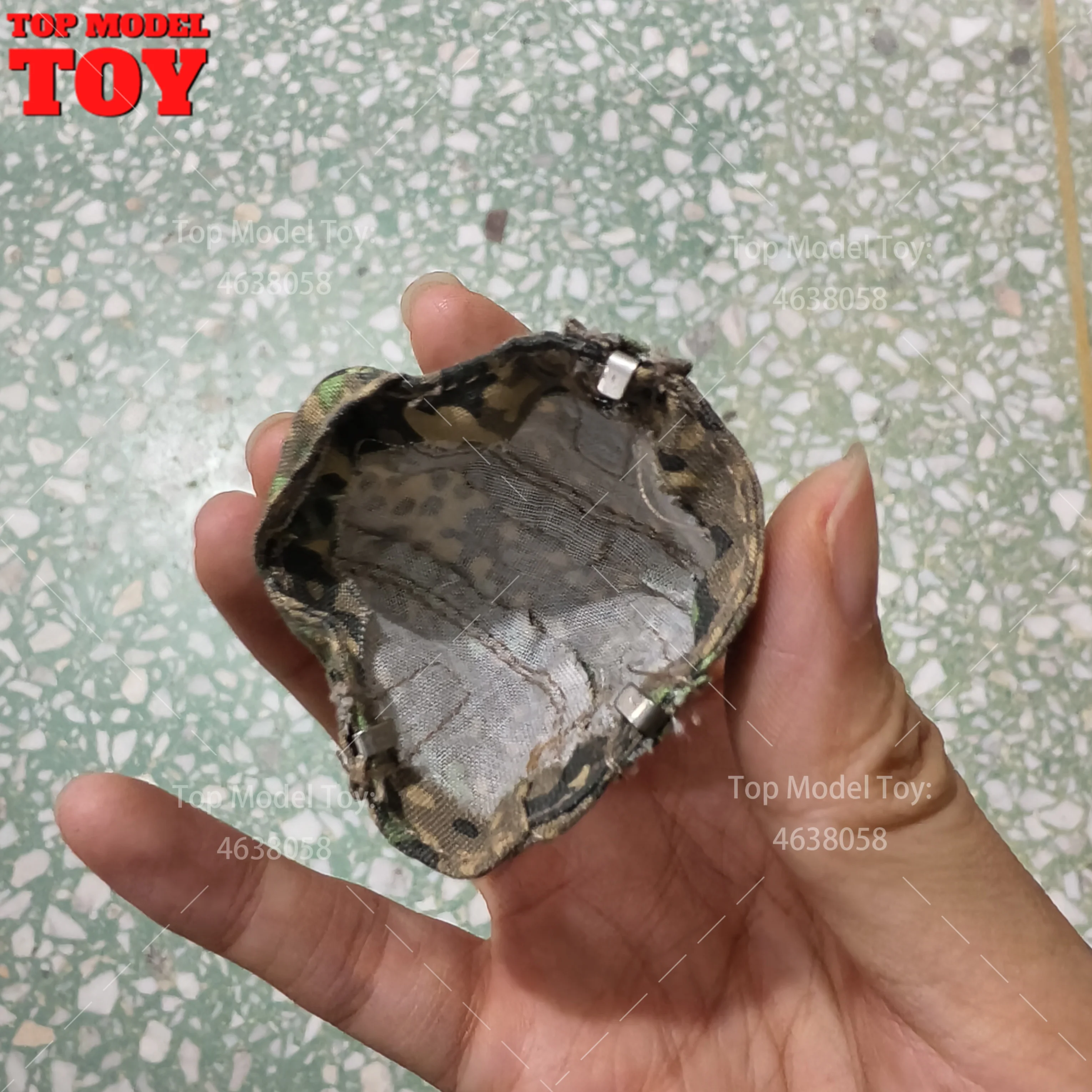 Камуфляжный шлем в масштабе 1/6, немецкая кепка, модель, подходит для 12-дюймовой фигурки солдата, аксессуары для сцены для коллекционирования