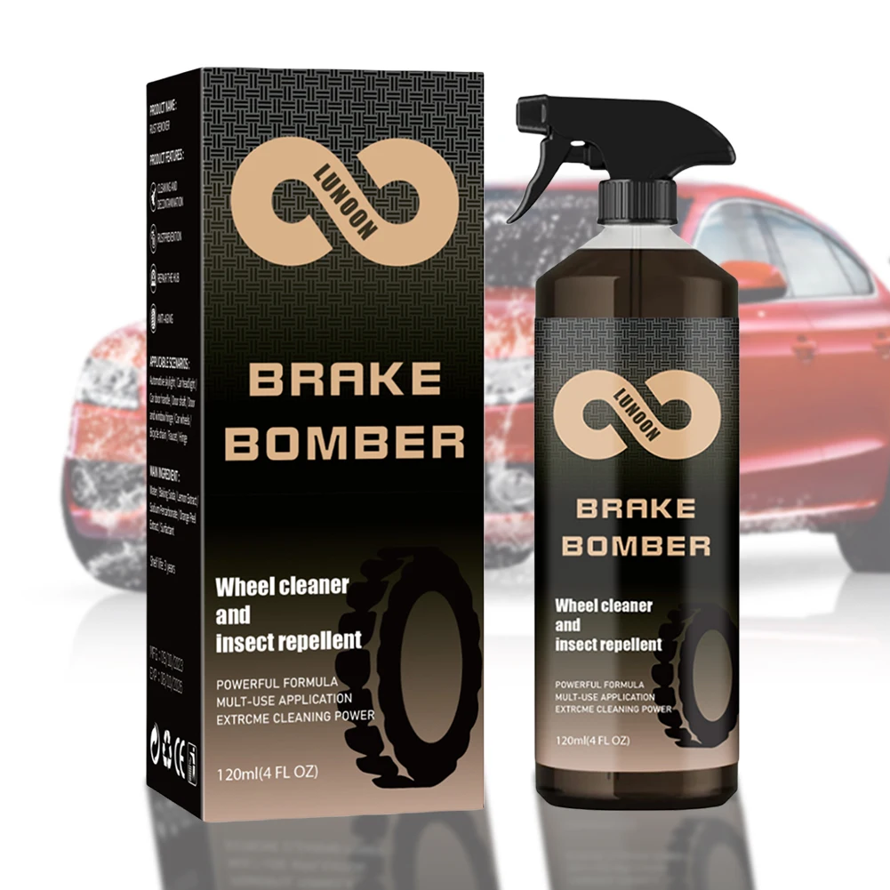 

Versatile Brake Dust Remover Non-Acid Car Wheel Cleaner Spray Dust Removal Rim Rust Cleaner Safe on Alloy Chrome Painted Wheels