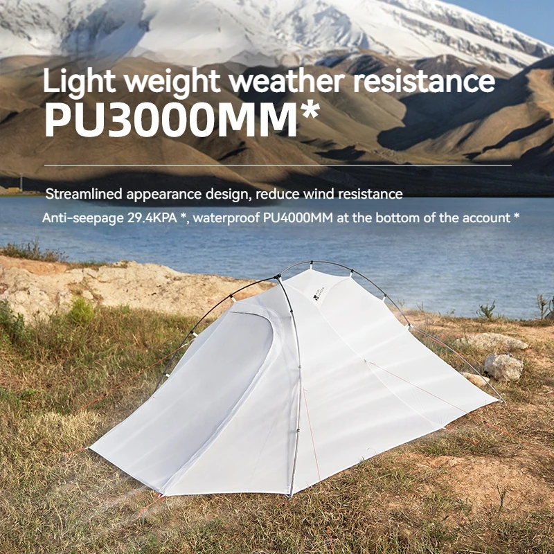 MOBI GARDEN UL 1/2 EXO Camping Hiking Tent 1-2 Person Ultralight 1.48KG/1.7KG Waterproof Rainproof Quick Open Winter Glamping