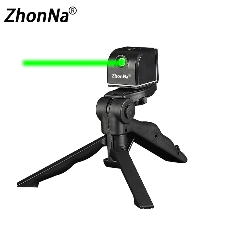 Green Light Measuring Mini Laser Level Portable Lightweight Collimator Positioning Tool USB With Magnetic Adsorption Function