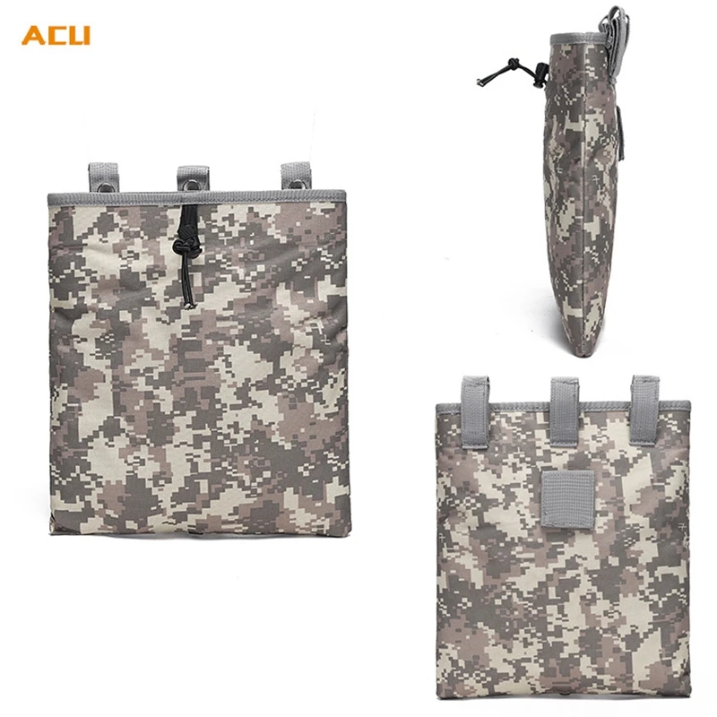 Tactical Big Fold Dump Drop Bag Restores Magazine Holster Ammo EDC Bag Hunting Accessories Bag