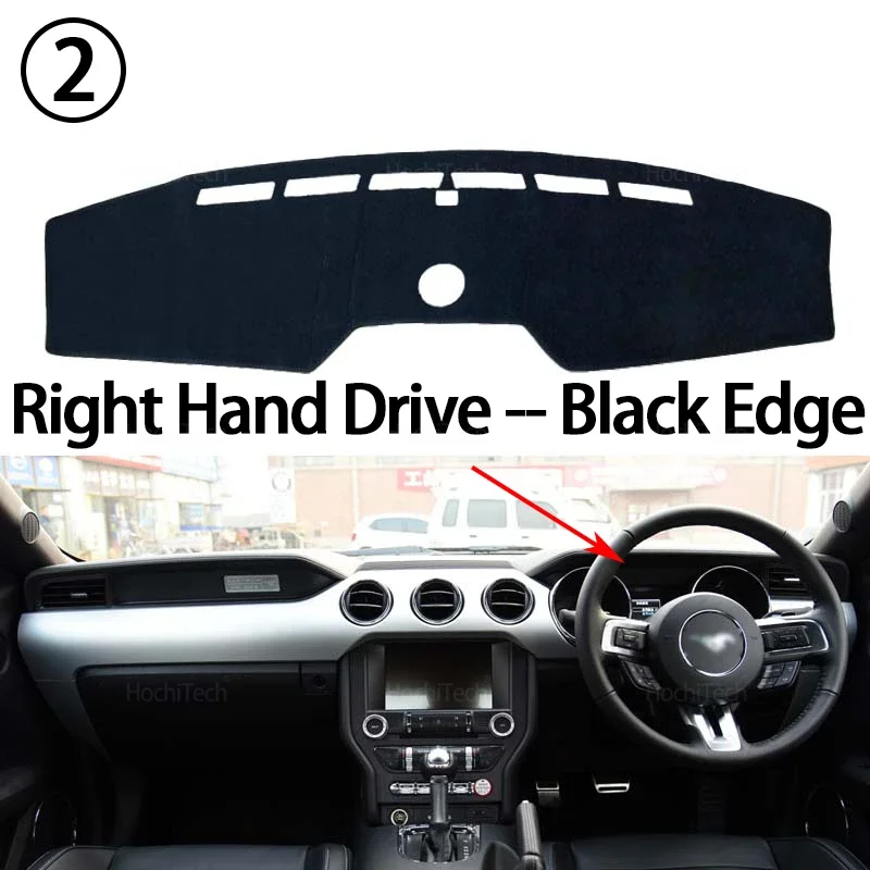 Für Ford Mustang S550 2015 2016 2017 2018 2019-2022 Dashboard Abdeckung Dash Board Matte Teppich Pad Schatten Cape decke Zubehör – Detail 10