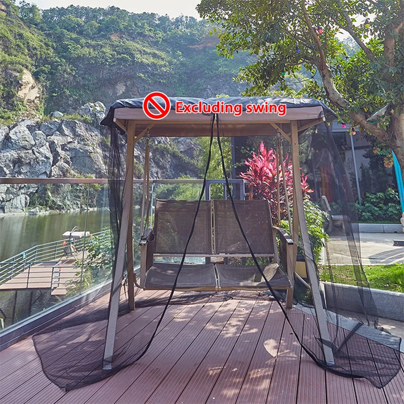 أكشاك ناموسية مكافحة البعوض في الهواء الطلق المظلة المعاوضة فناء الضميمة الستار المحمولة حاجز الحشرات الفناء الخلفي خيمة المعاوضة