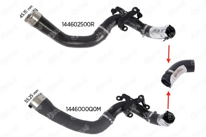 

TURBO HOSE FOR 11044 1.2 TCE (LITTLE PLASTIC TRACK MAP) DOKKER-LODGY-DUSTER-CAPTUR-CLIO IV 1.2 TCE