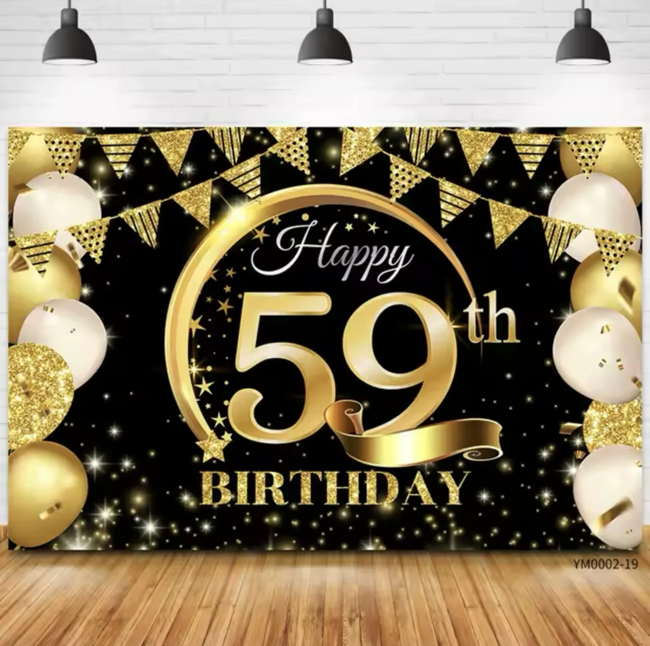 العمر عيد ميلاد سعيد موضوع خلفيات للتصوير الفوتوغرافي الذهب فلاش بالون الأطفال الكبار حفلة استوديو الصور خلفية BD-01