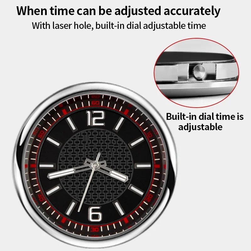 Car Clock for Mercedes gle w167 c167 gls x167 gle c167 coupeInternal  carbon benz gls x167 300d gle350 450 500e amg accessories