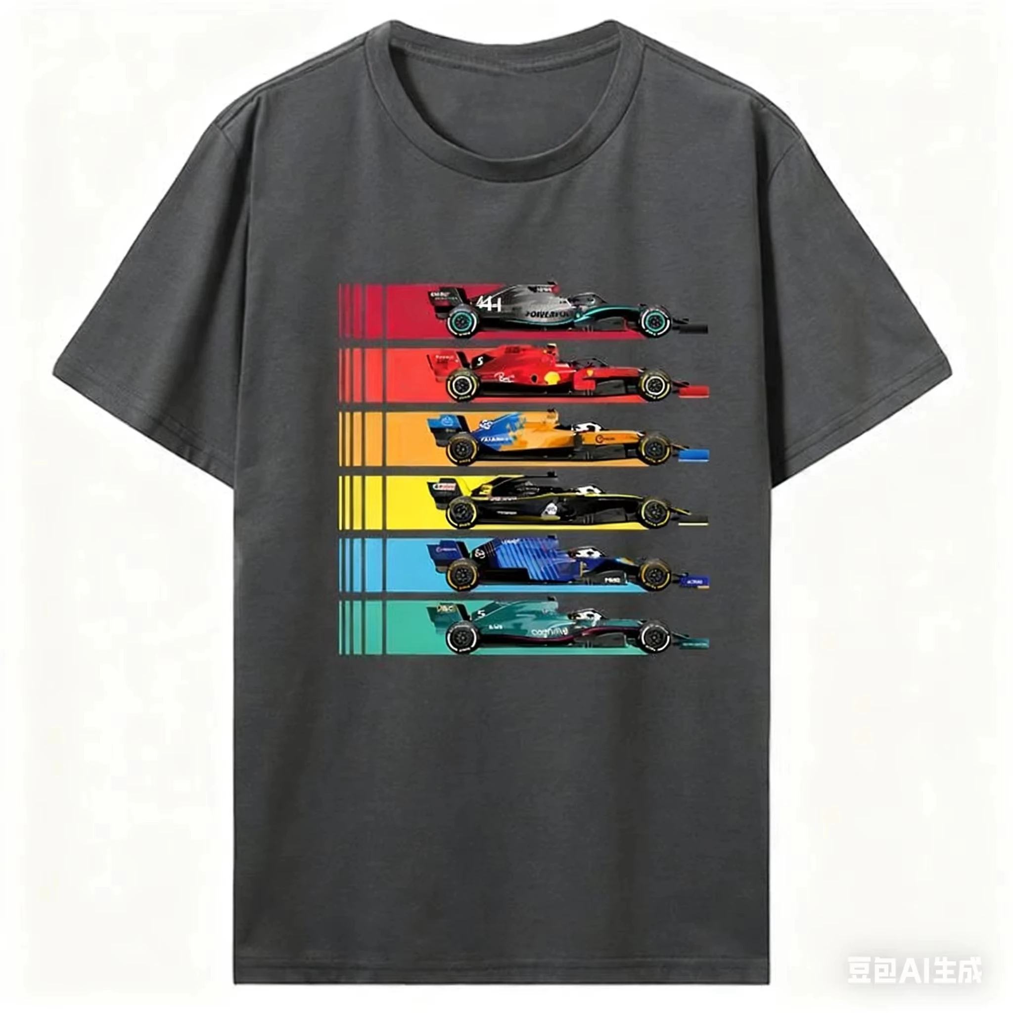 F1 Team Racing Fans T Shirt Formula One Racer Lando Norris Tees Men Women Vintage T-shirt Cotton Tshirt Tees Tops view 4