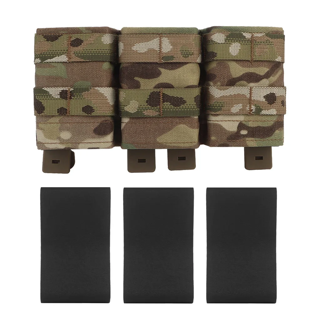 

Tactical Triple 5.56 Magazine Bag Midlength MOLLE Hunting Vest Front Panel M4 AR15 Shooting Airsoft KYWI MAG Pouch Equipment
