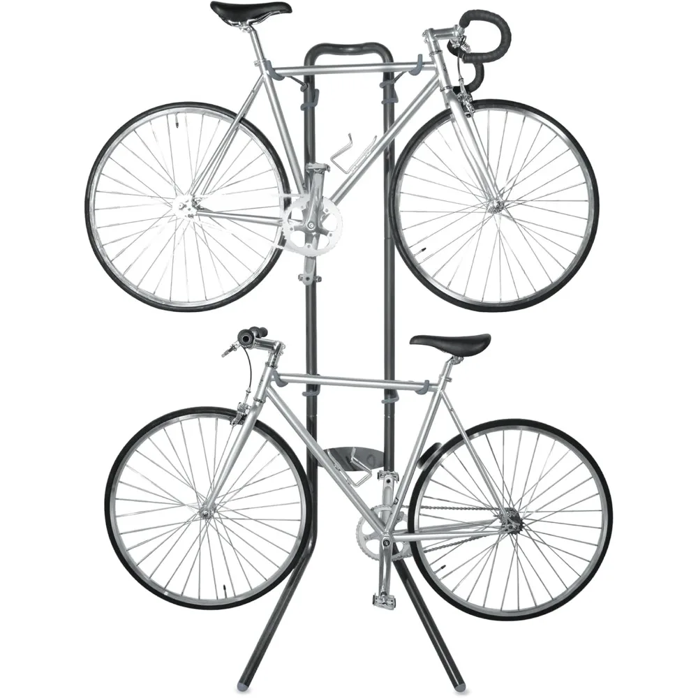 

Прочная 2-х велосипедная стойка для гаража и дома по дельта циклу — необходимое сверление — полностью регулируемая гравитационная стойка для хранения любого стиля