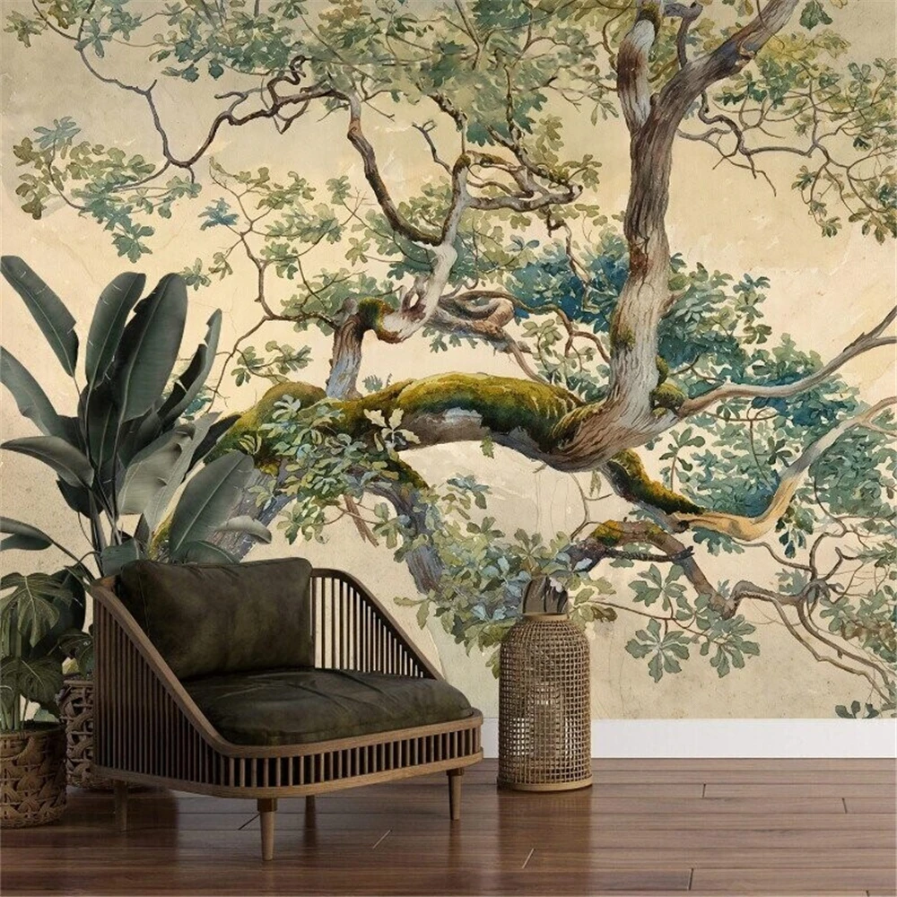 custom stereo seamless mural TV sofa wallpaper living room background wallpaper bedroom balcony landscape mural papel de parede