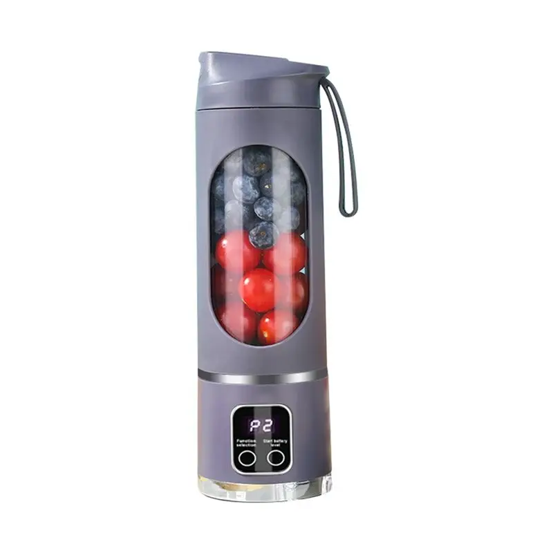 

A99G-Portable Blender Electric Juicers Fruit Mixers USB Rechargeable Smoothie Mini Blender Personal Juicer 12 Cutter 3Gears