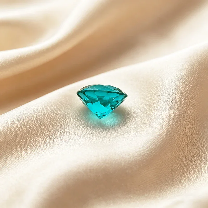

Lab Grown Paraiba Gemstone Round Pear Heart Emerald Cusion Marquise Asscher Princess Square Rectangle Shape for Jewelry Setting