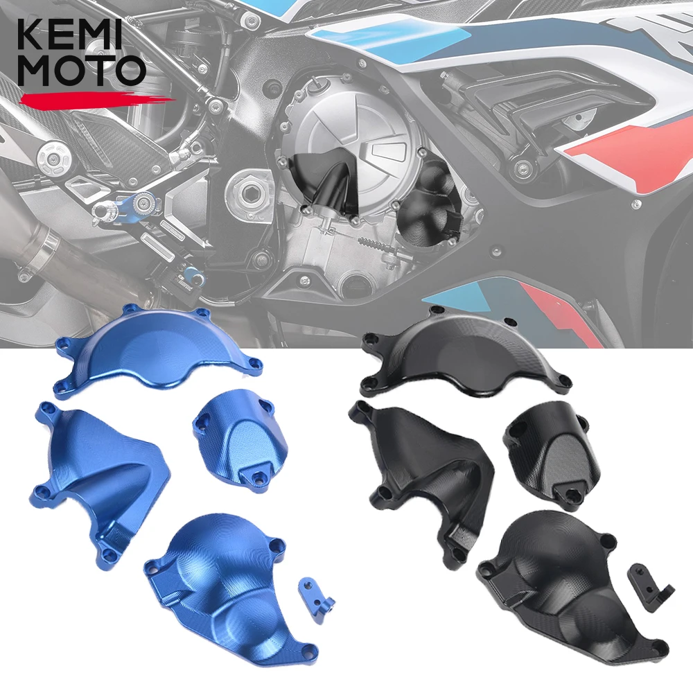 

For BMW S1000RR S1000XR Engine Cover Set Motorcycle Stator Case Guard Slider Protector S 1000 RR XR 2020 2019 2021 Accessories