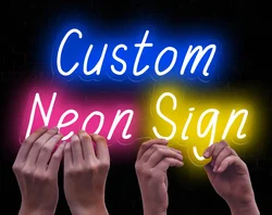Custom Neon LED Sign Neon Light for Home Decorations Room Wall Night Lamp Personalized Name Business Logo Birthday Wedding Gift