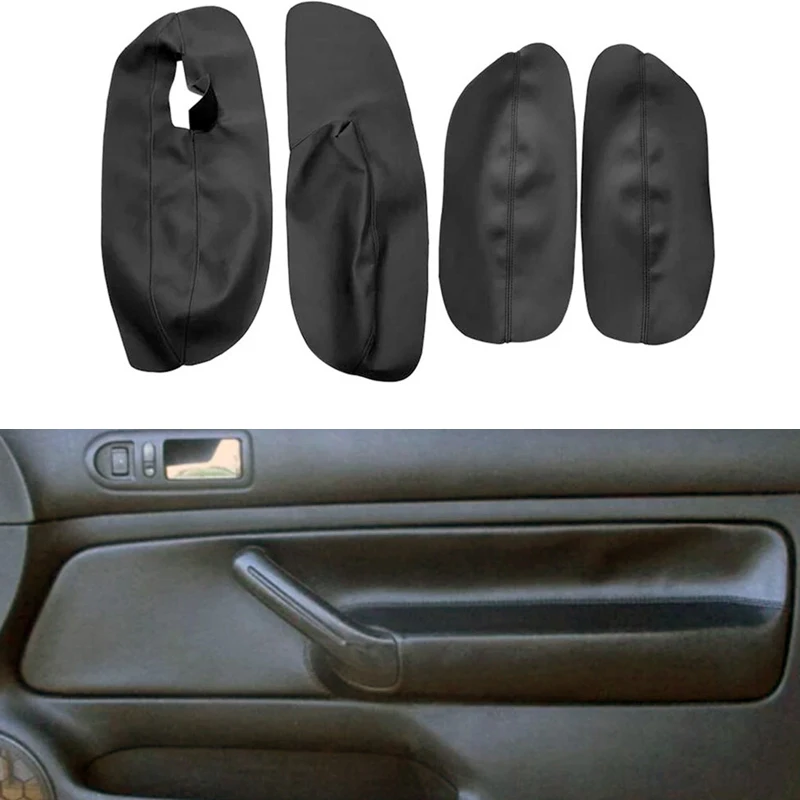 kit-de-couverture-de-panneaux-d'accoudoir-de-porte-en-cuir-noir-4-pieces-pour-vw-bora-jetta-golf-mk4-1998-–-2005-accessoire-de-voiture-a-4-portes