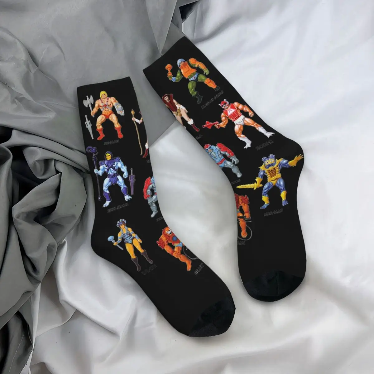 He Man Masters Of The Universe Socks Men\'s Women\'s Polyester Funny Happy Socks Novelty Spring Summer Autumn Winter Socks Gift