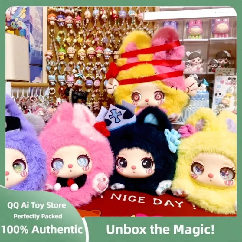 

Original Baby Three Liila'S Marshmallow Bunny Bag Blind Box Shoulder Bag Kawaii Bag Pendant Children Brithday Gift Girls