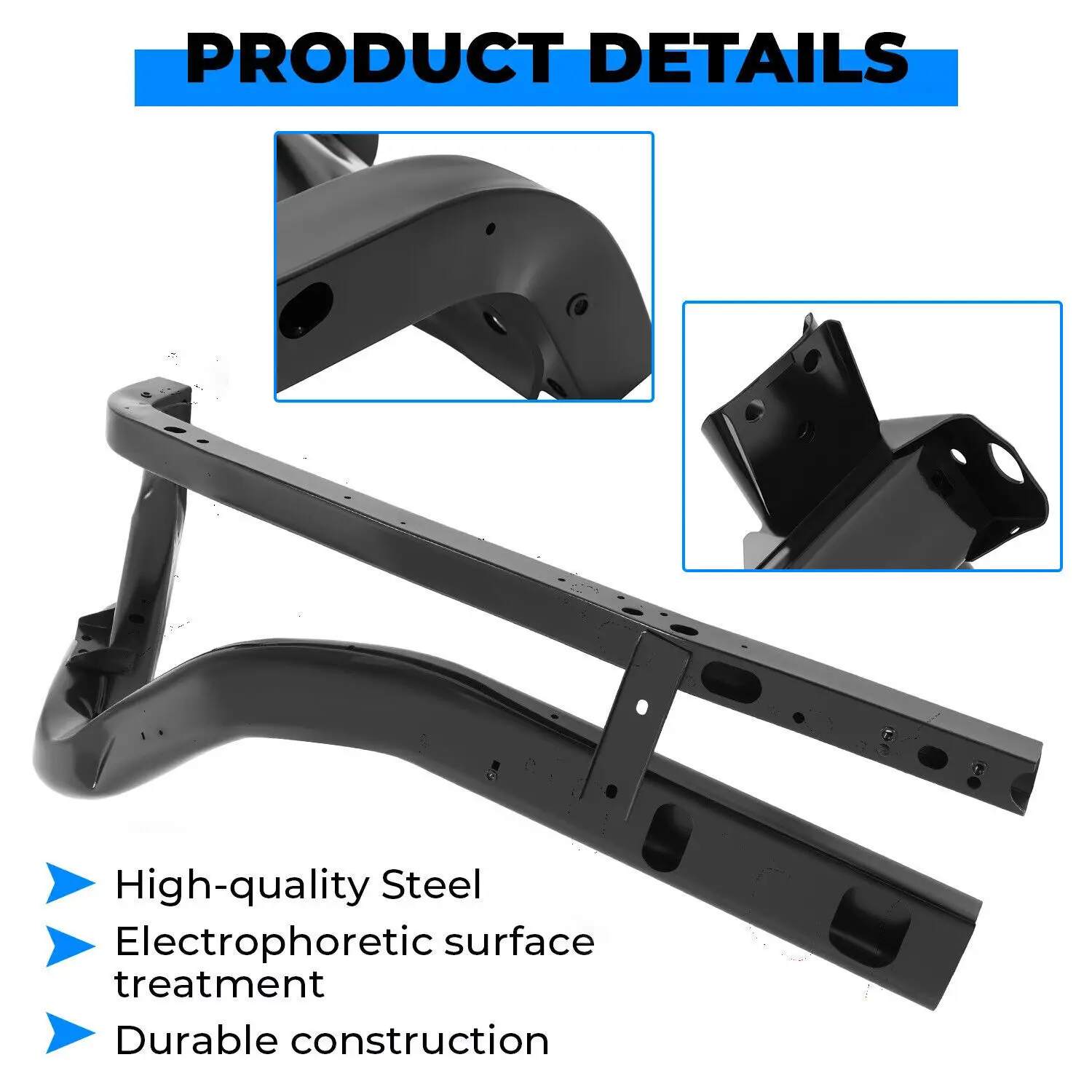 For 2011-2018 Ram 1500 Radiator Support Driver & Passenger Side Set Frame Rail