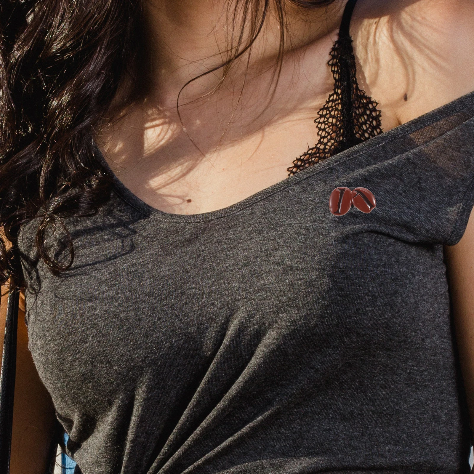 4 pçs broche de café design japonês lapela broche de feijão de café pinos moda crachá acessórios esmalte encantos estilo kawaii