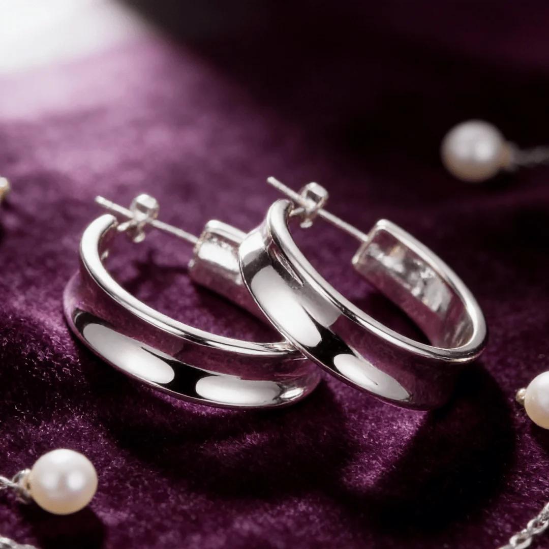 Hot charms 925 Sterling Silver Pretty stud earrings for woman Fashion brands Christmas Gifts Street all-match Jewelry