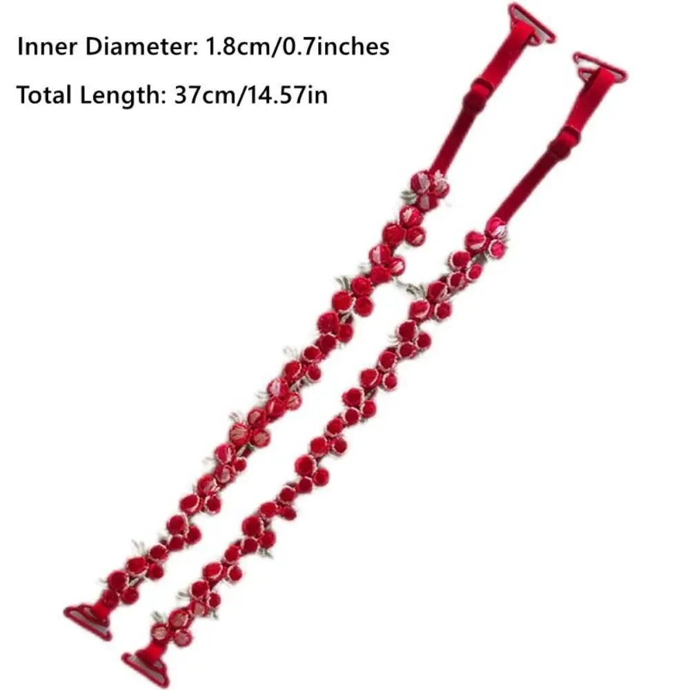 Creative Gift Removable Floral Bra Straps Lace Anti-slip Shoulder Straps Adjustable Elastic Floral Shoulder Belts