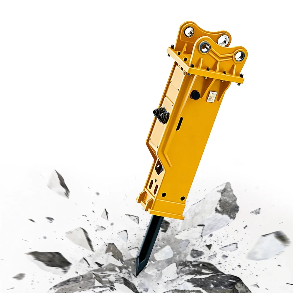 Silence Box Type Hydraul Hammer Rock Hydraulic Breaker for 1-3tons Mini Excavator Hydraulikhammer