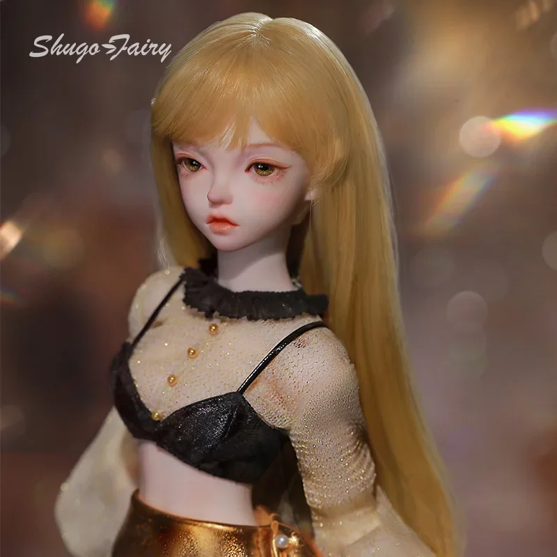 Minifee 시린 Bjd 인형 1/4 풀 세트 D 가슴 패션 인사이더 멋진 소녀 장난감, 송진 볼 조인트 인형 Shugafairy