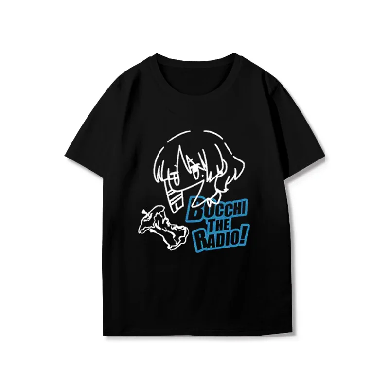 Bocchi the Rock costumi Cosplay Yamada Ryo Gotoh Hitori t-shirt in cotone a maniche corte uomo donna Casual top Manga Tee Shirts