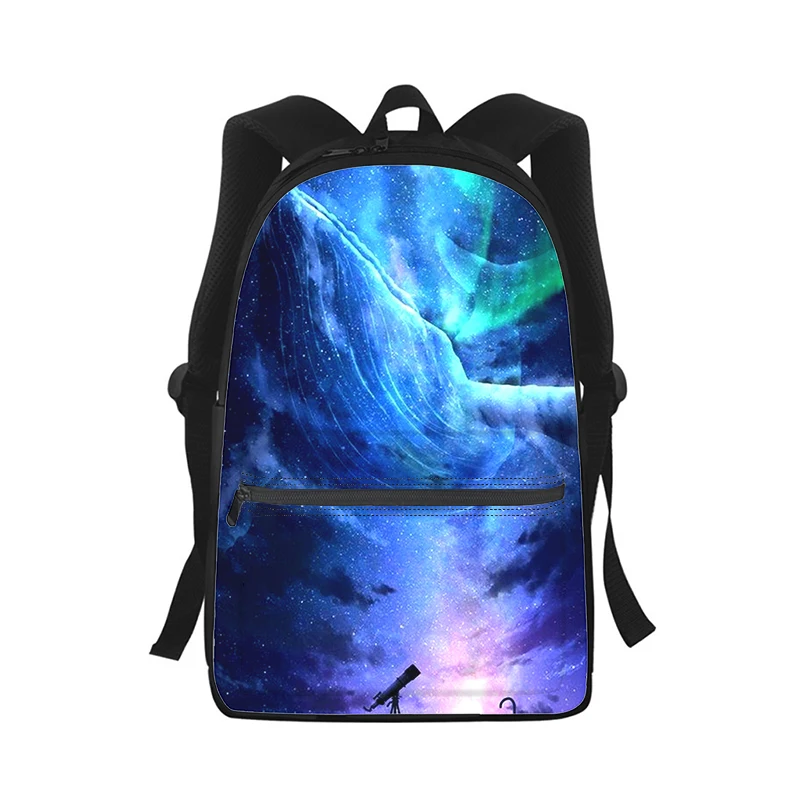 Art Anime Landscape illustration Men Women Backpack 3D Print Fashion Student School Bag Laptop Backpack Kids Travel Shoulder Bag