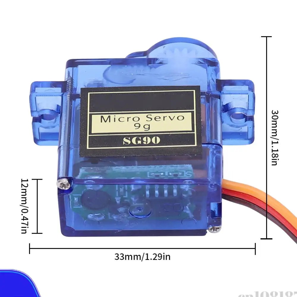 20-1 Stück SG90 9G Micro Digital Servo Motor Festflügel-Mikrogetriebe-Servomotor 180/360 Grad für RC-Helikopter Flugzeug