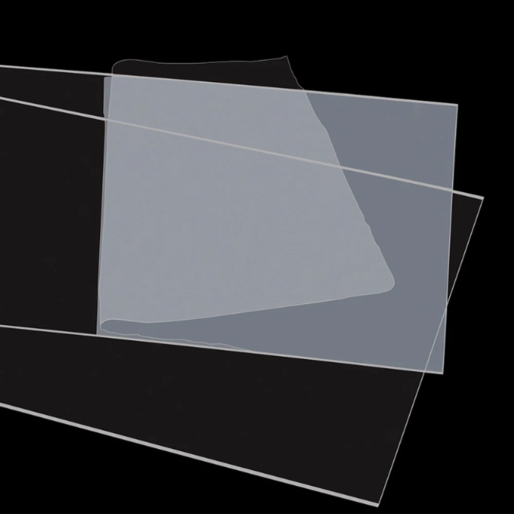 Transparent PET Film Clean Film Sheet Plastic Sheet Size 100x100/148x210/300x300mm Thick 0.3/0.4/0.5/ 0.6/0.8/1/1.2/1.5/2/3mm