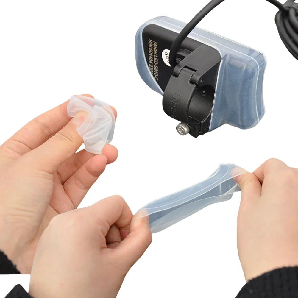Cubierta protectora de silicona para Monitor de bicicleta eléctrica, cubierta de instrumento de Control de velocidad eléctrica para pantalla de visualización 790 810 880, 1-30 Uds.