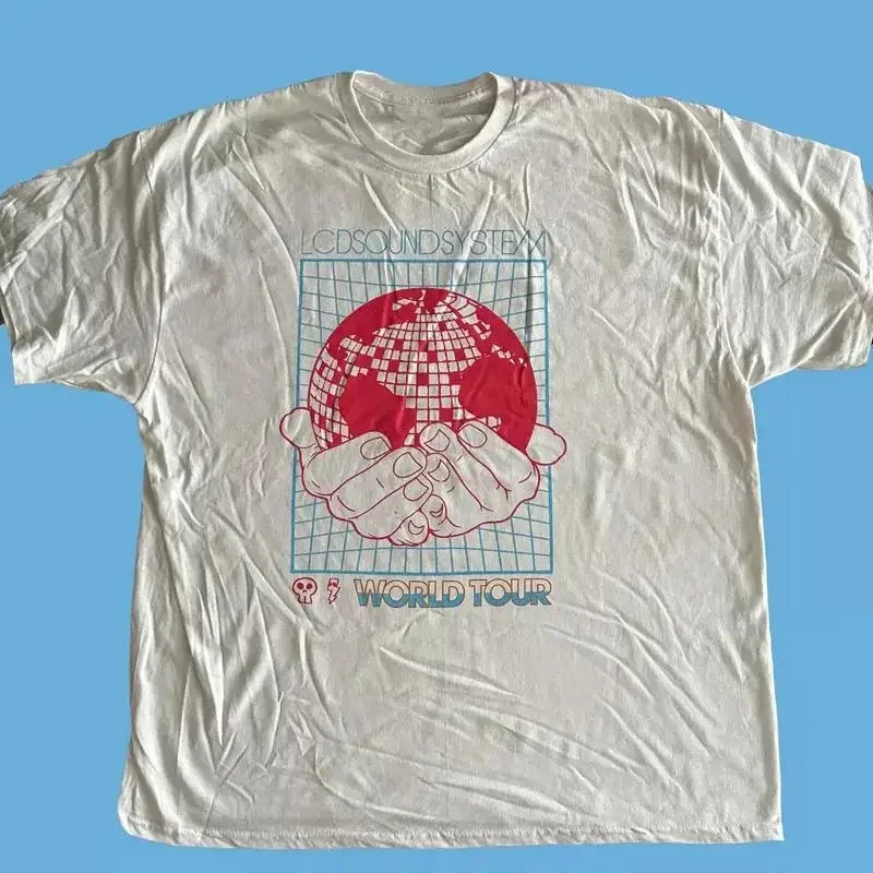 LCD Soundsystem If Anyone Has A Small World Tour T Shirt Full Size S 5XL AR81