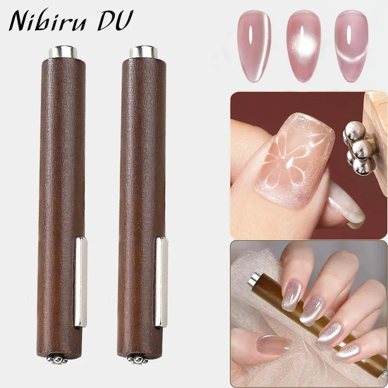 3/1 pièces 3 en 1 3D oeil de chat forte tige magnétique multi-fonction outils d'art des ongles UV LED Gel vernis effet magique accessoires de manucure