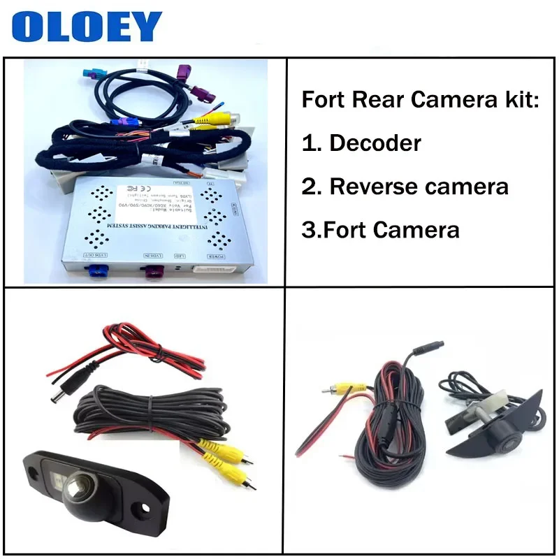 Parkeer Reverse Camera Voor Volvo XC90 2018 ~ 2022 Originele Scherm Plug En Play Hd Voor Achteruitrijcamera Backup camera Interface
