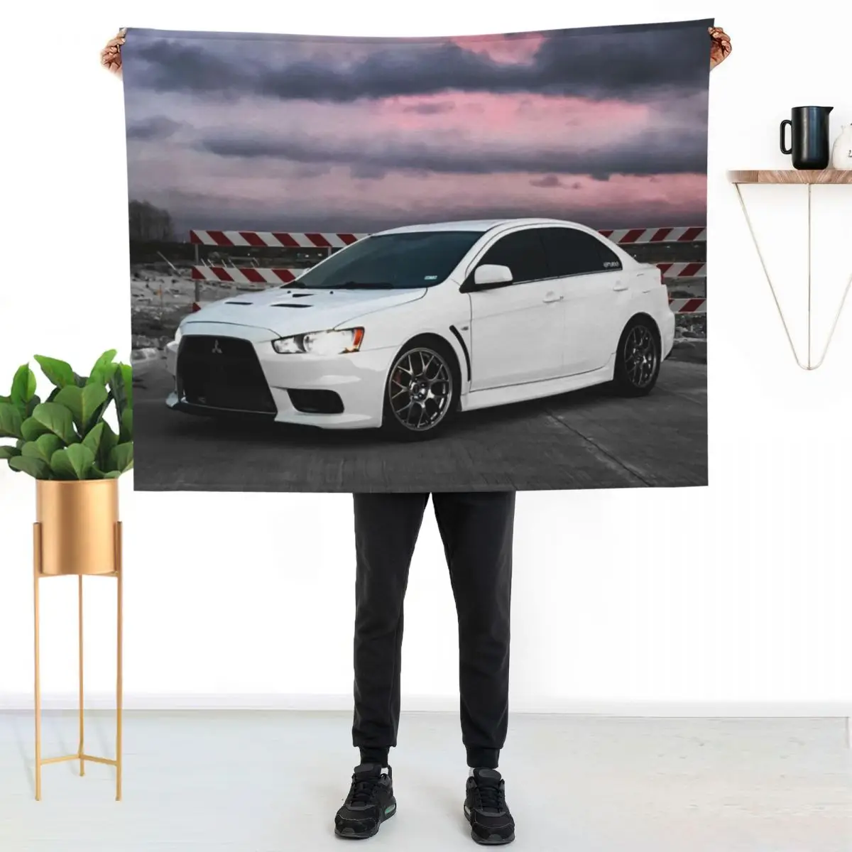 

Evo X Throw Blanket Warm Accent Blanket for Living Room Decoration