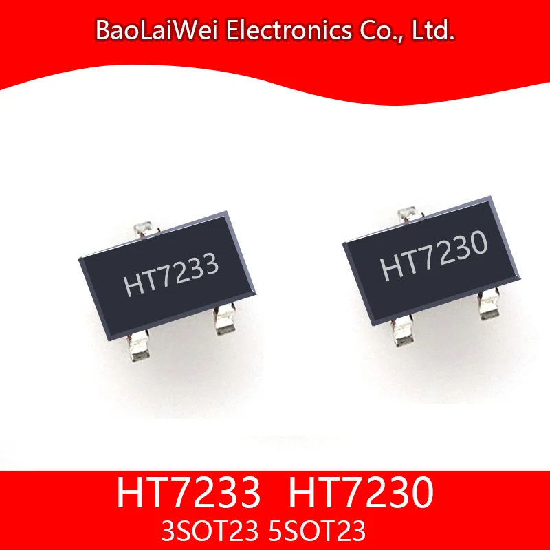 10pcs  HT7230 HT7233  3SOT89 Electronic Components Integrated Circuits sot23 voltage regulator