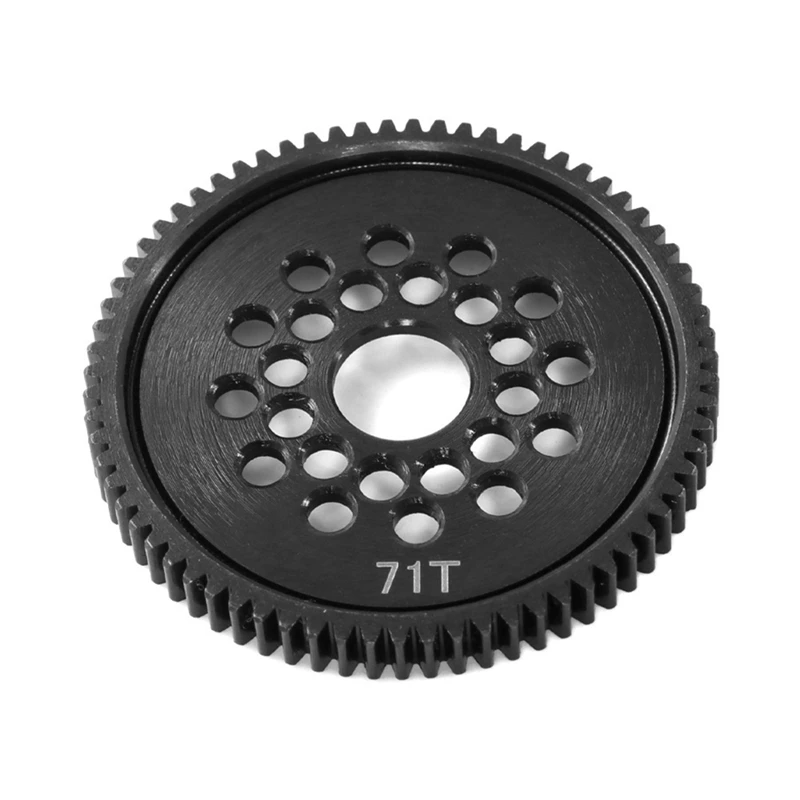 Módulo de metal Spur Gear para RC Car, 71T, 51667, Tamiya TA08, XV02 06M, Peças de Atualização, Acessórios, 51667