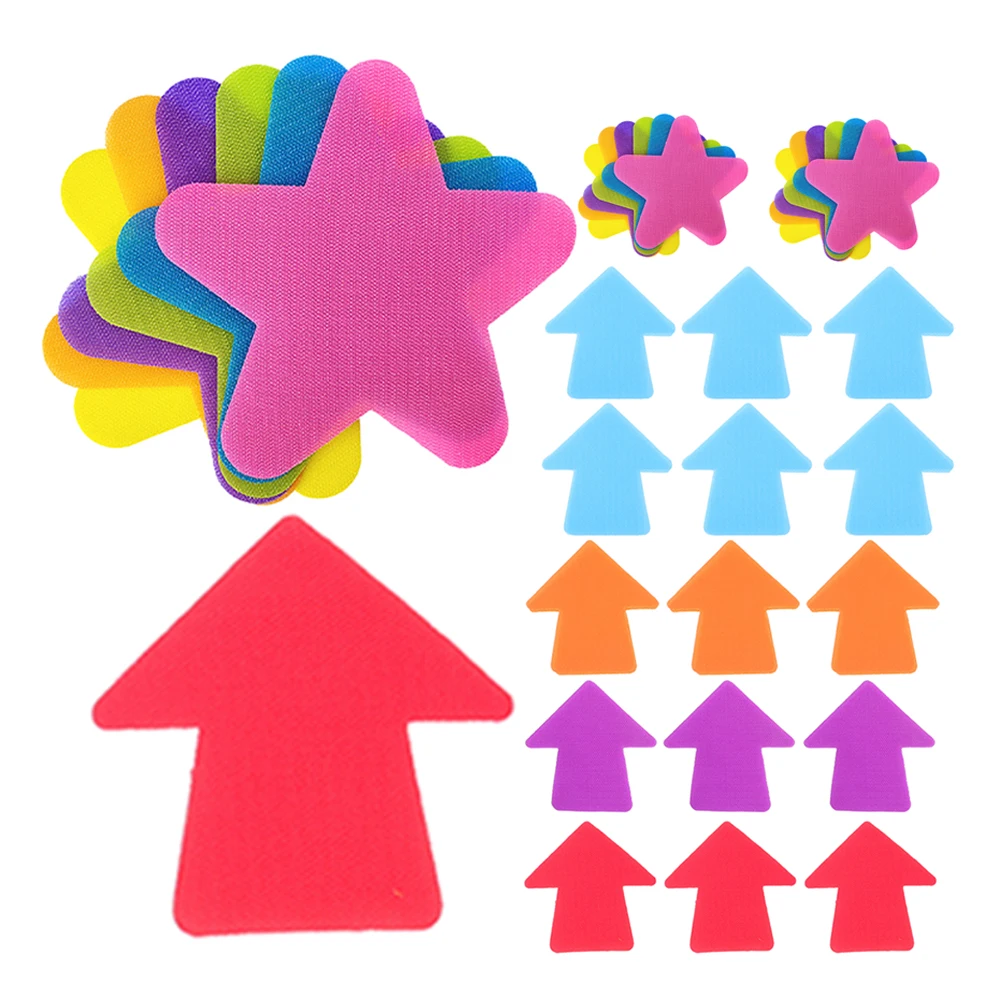 

60pcs Children Play Rug Carpet Floor Position Markers Shaped Spot Dots Classroom Supplies Kindergarten Seat Stickers