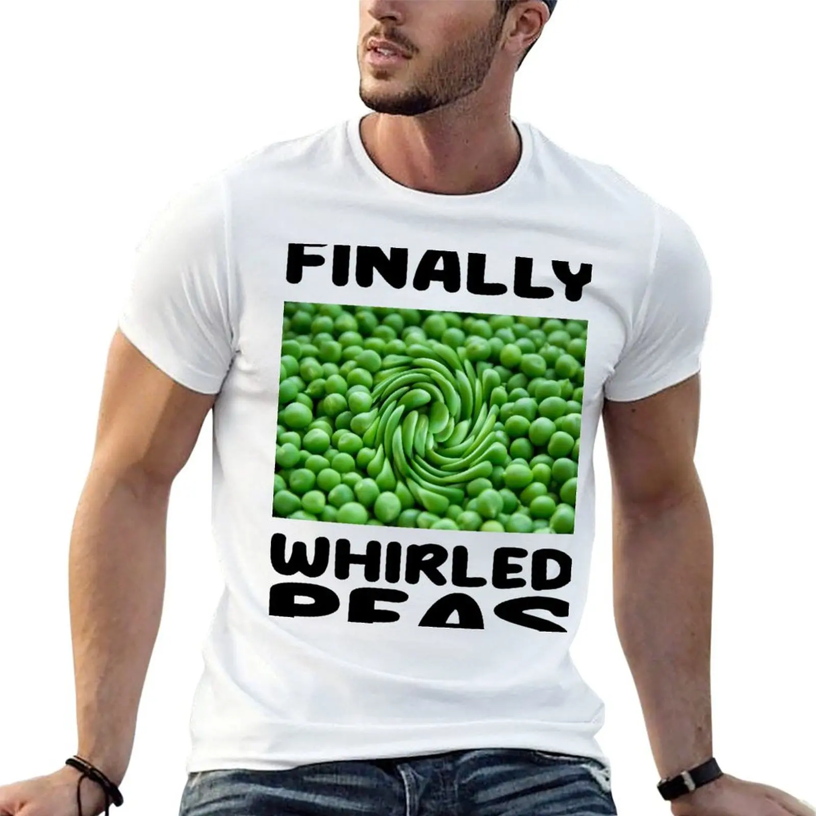 

Finally! Whirled Peas! T-Shirt t shirt man cotton man t shirts cotton T-Shirt