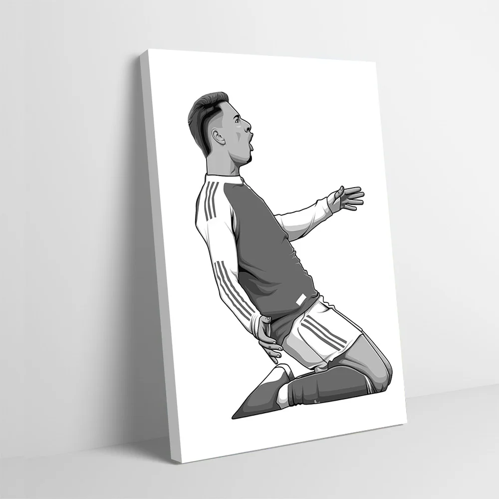 Póster impreso versión en blanco y negro de Gabriel Martinelli, imágenes personalizables, cuadro sobre lienzo para pared, regalo para decoración de habitación