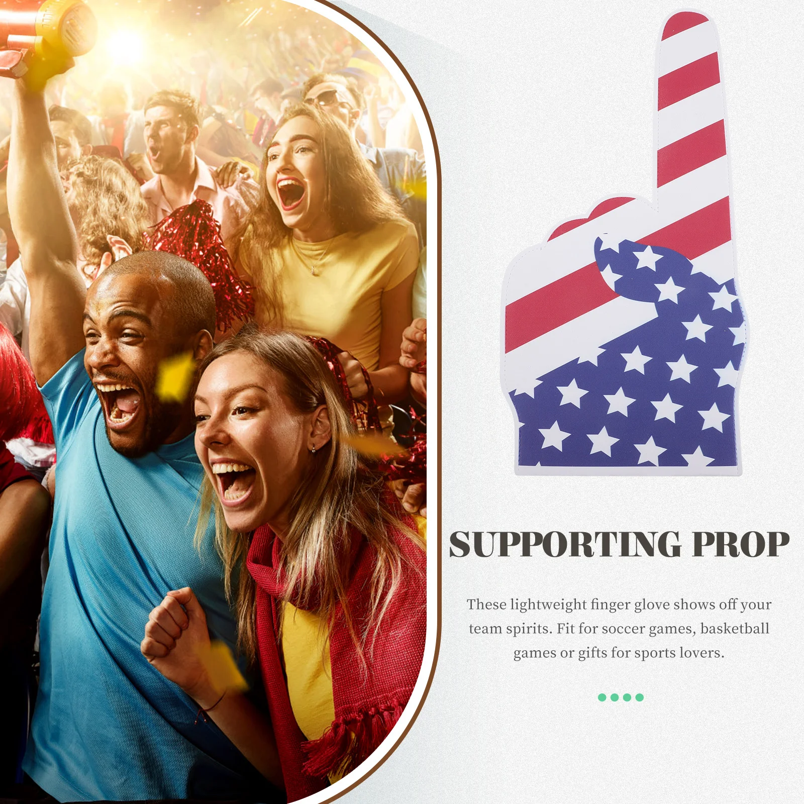 

Пенопластовый палец для черлидинга, легкий спортивный реквизит для вечеринки, шумогенератор для баскетбола, футбола, школы, начинающих торжеств