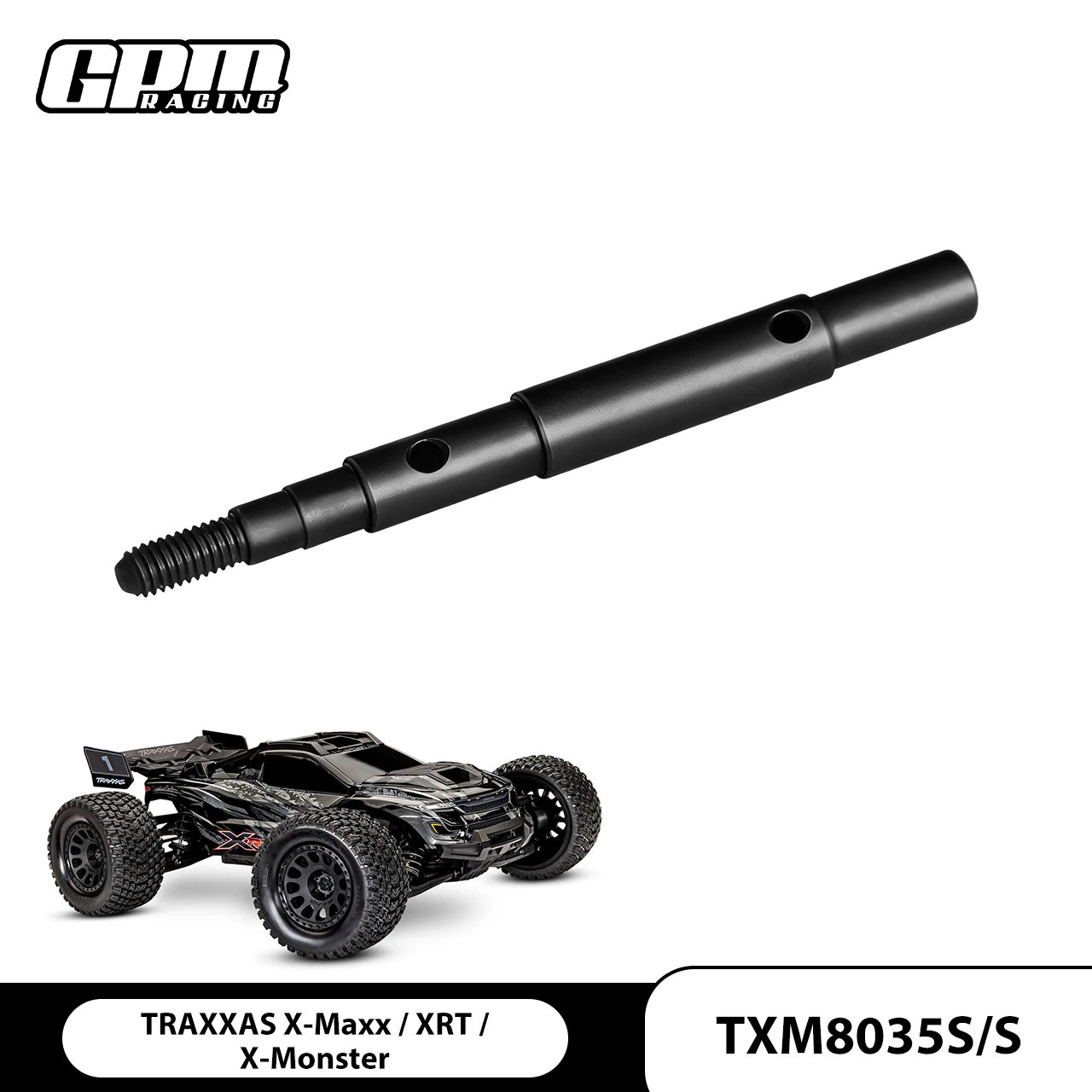 

GPM Harden Steel #45 Input Shaft For TRAXXAS 1/5 X-MAXX 77086-4