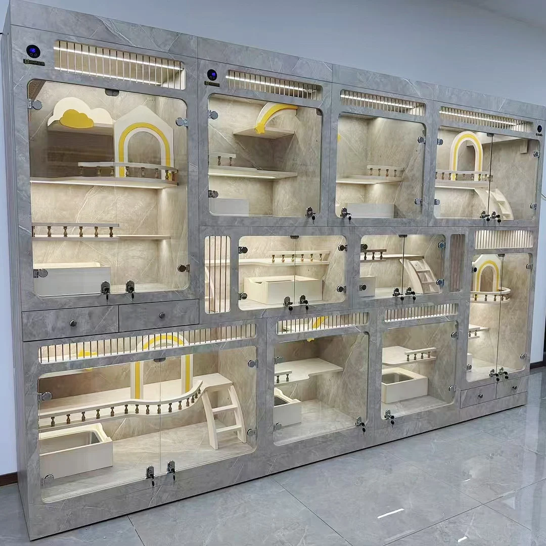 

Palace Pet Shop Showcase Cat Dog Cabinet Villa Cat House